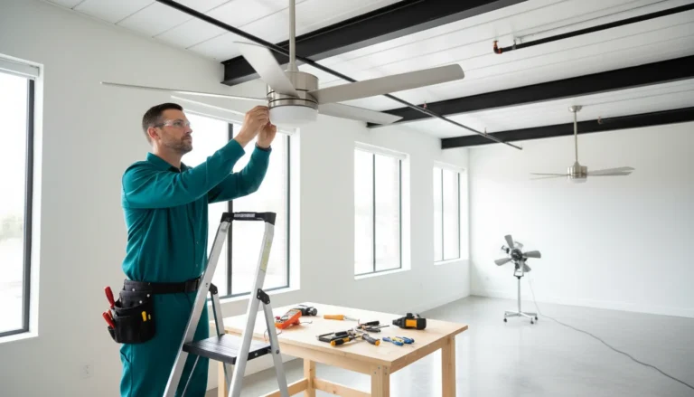 Ceiling fan installation and repair