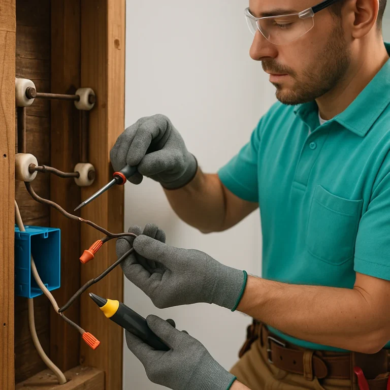 Knob and tube wiring removal