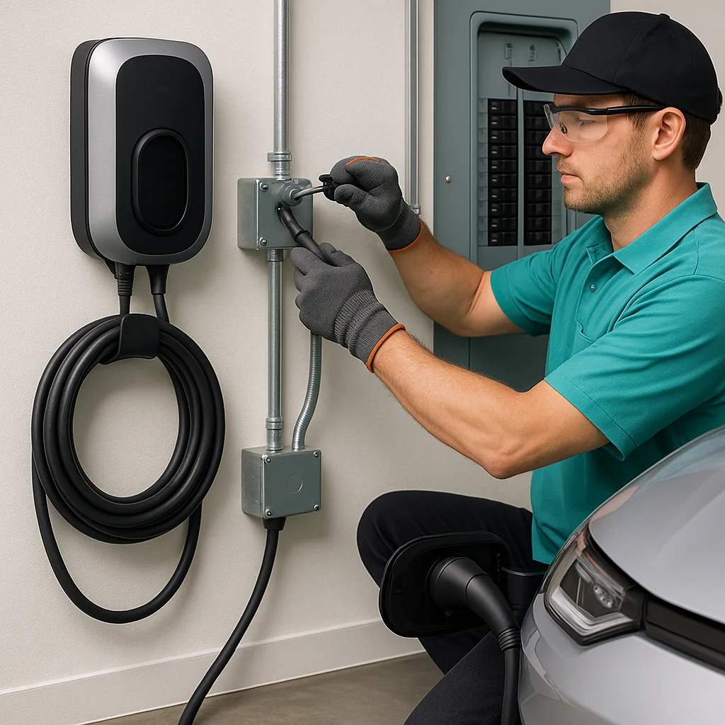 Statesville Electric Co level 2 ev charger installation services - Statesville