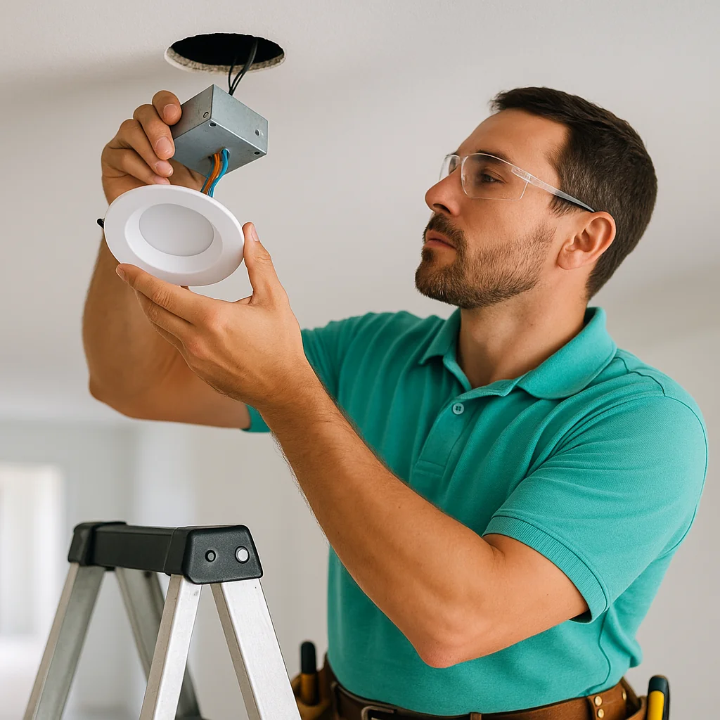 Statesville Electric Co recessed lighting installation services - Statesville