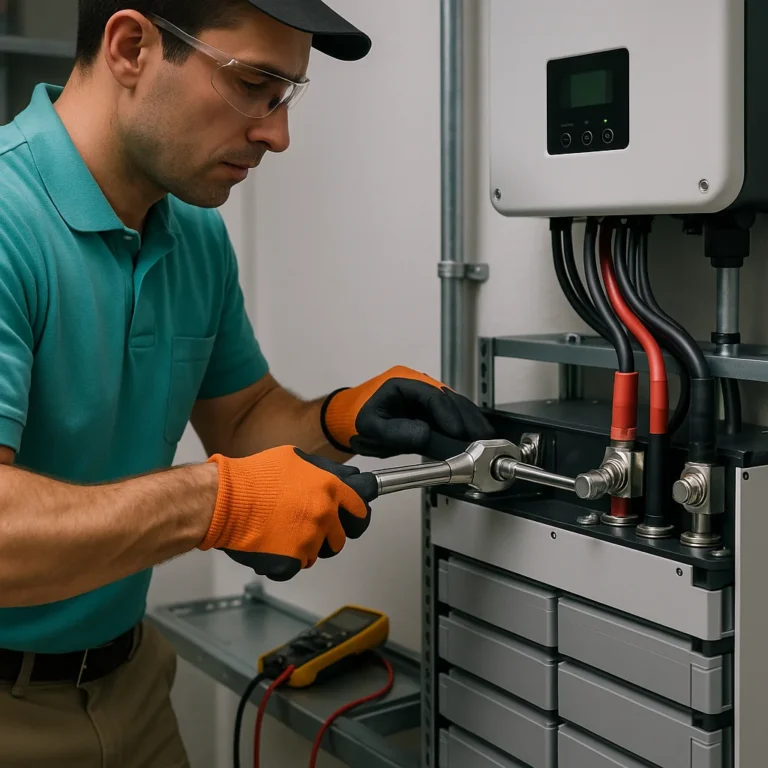 Solar battery backup integration