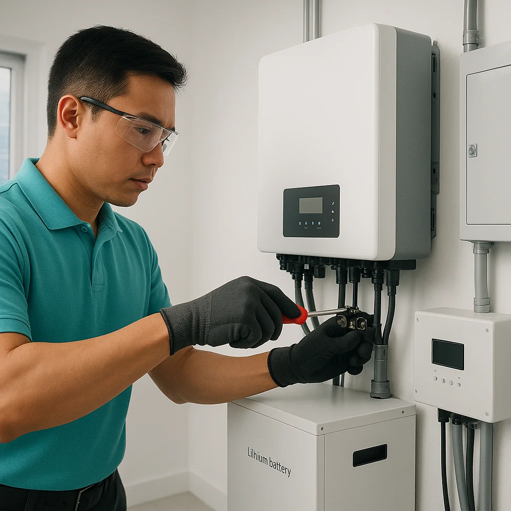 Statesville Electric Co solar hybrid backup power system installation services - Statesville