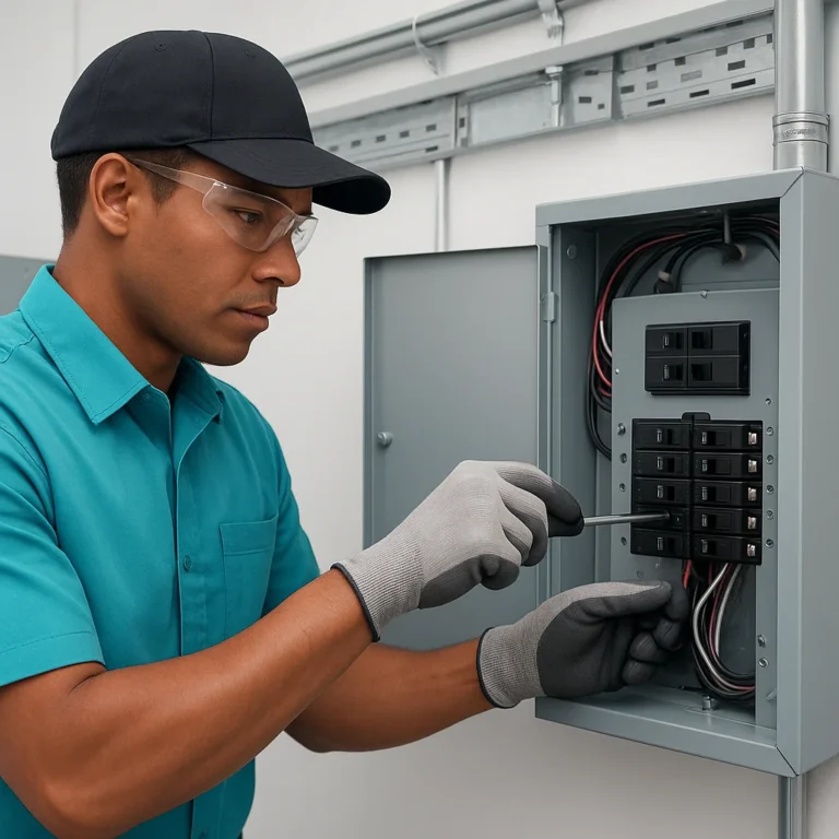 Transfer switch installation